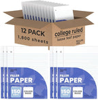 Loose Leaf Paper College Ruled Notebook Paper College Ruled Lined Writing by E-CLIPSUSA