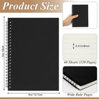 Leelosp 12 Pack Small Spiral Notebook 5 x 7 Inch Lined College Ruled Spiral - Image 3