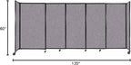 Versare Straightwall Sliding Portable Wall Partition | Freestanding Office - Image 7