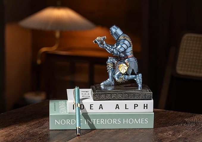 NCQIXIAO Templar Vanguard Soldier Pen Holder Pencil Stand Desk Organizers and - Image 8