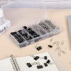 500PCS Paper Clips and Binder Clips Assorted Sizes, Office Supplies - Image 7