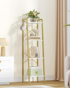 Hzuaneri Ladder Shelf, Bookshelf Bookcase, Freestanding Corner Storage Shelve - Image 7
