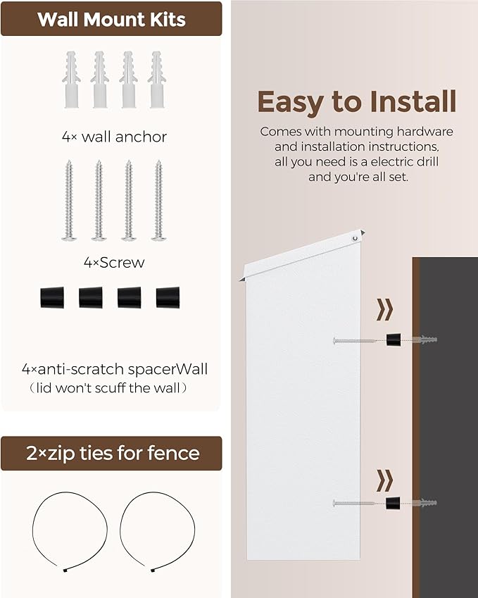 LAND·VOI Locking Wall-Mount Mailbox - Image 7