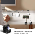 24 Pack Magnetic Cable Clip Organizer Cord Holder, Picozon Adhesive Cable - Image 2
