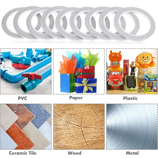 cridoz Double Sided Adhesive Tape, 9 Rolls Double-Side Craft Tape - Image 6