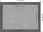 Amanti Art Grey Framed Magnetic Board 23x31 Medium Vision Board - Image 4