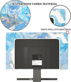 Baocicco Baby Blue Gold Marble Waterproof Computer Monitor Dust Cover 26 - Image 3