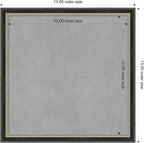 Amanti Art Black Framed Magnetic Board 13x13 X-Small Vision Board - Image 4