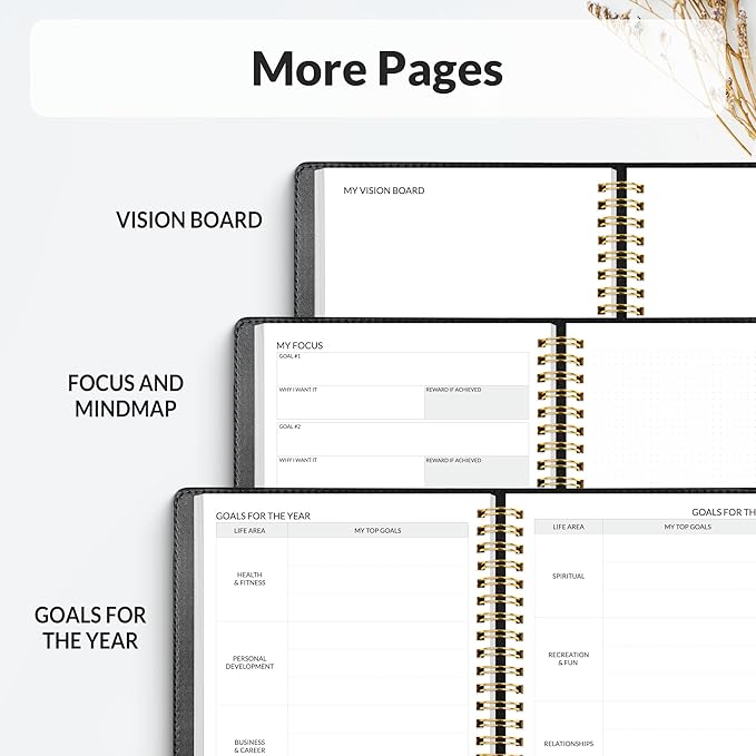 SUNEE 2026 Planner 8.5" x 11" – Dated Productivity Planner - Image 6