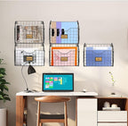 5-Tier Over the Door File Organizer, Stackable Hanging Wall Files Rack - Image 6