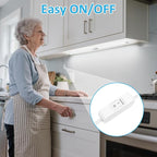 maylit Under Cabinet Lighting Plug in, Renter Friendly Lamp, Wired Indoor Lights - Image 3