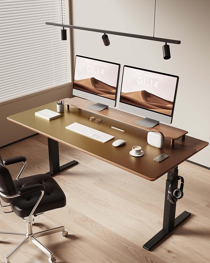 YSAGi Leather Desk Pad Protector, Office Desk Mat, Large Mouse Pad, Non-Slip PU - Image 3