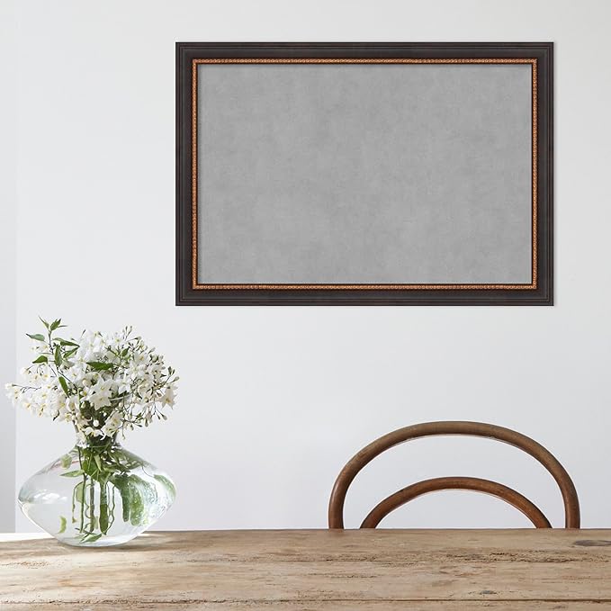 Amanti Art Black Framed Magnetic Board 19x27 Medium Vision Board - Image 5