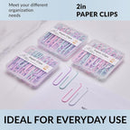 NEEWAY Colorful Large Paper Clips, 2 Inch Jumbo Paper Clips, 3 Pack of 50 - Image 6