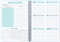 Undated Weekly Planner- Weekly Goals Notebook, A5 To Do List Planner, Habit by KAICNPAPER