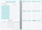 Undated Weekly Planner- Weekly Goals Notebook, A5 To Do List Planner, Habit by KAICNPAPER