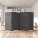 Helios&Hestia 4-Panel 6 ft Tall Indoor Folding Room Divider, Portable Privacy - Image 3