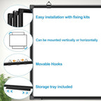 H-Qprobd 70"x40" White Board for Wall Large Magnetic Dry Erase Board - Image 3