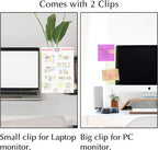 Keenjorika 2PCS Multifunctional Monitor Documents Holder, Desktop Message Board - Image 4
