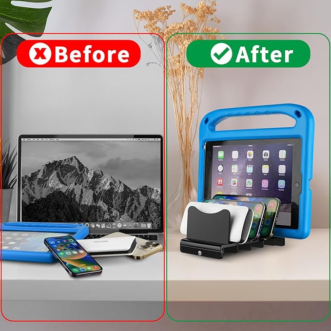 CaSZLUTION Acrylic Multi Device Organizer Stand Base - Image 2