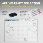 Monthly Magnetic Calendar for Refrigerator - Image 5