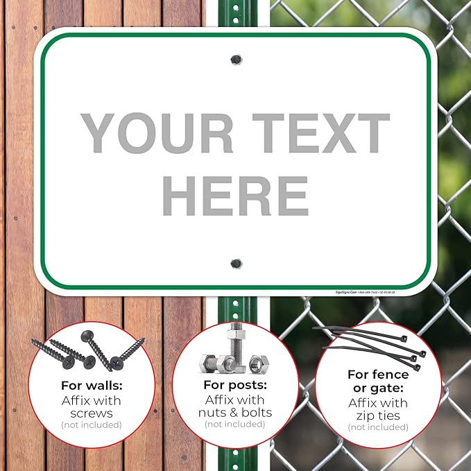 Custom Sign, Personalized Metal Signs, Customize - Image 4