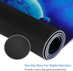 Naukay Gaming Mouse Pad, 31.5x15.7 inch Large Extended Computer Keyboard Mouse - Image 4