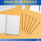 1InTheOffice Lead Pencils, Sharpened Pencils #2 HB, Wood-Cased, 48 Pack - Image 6