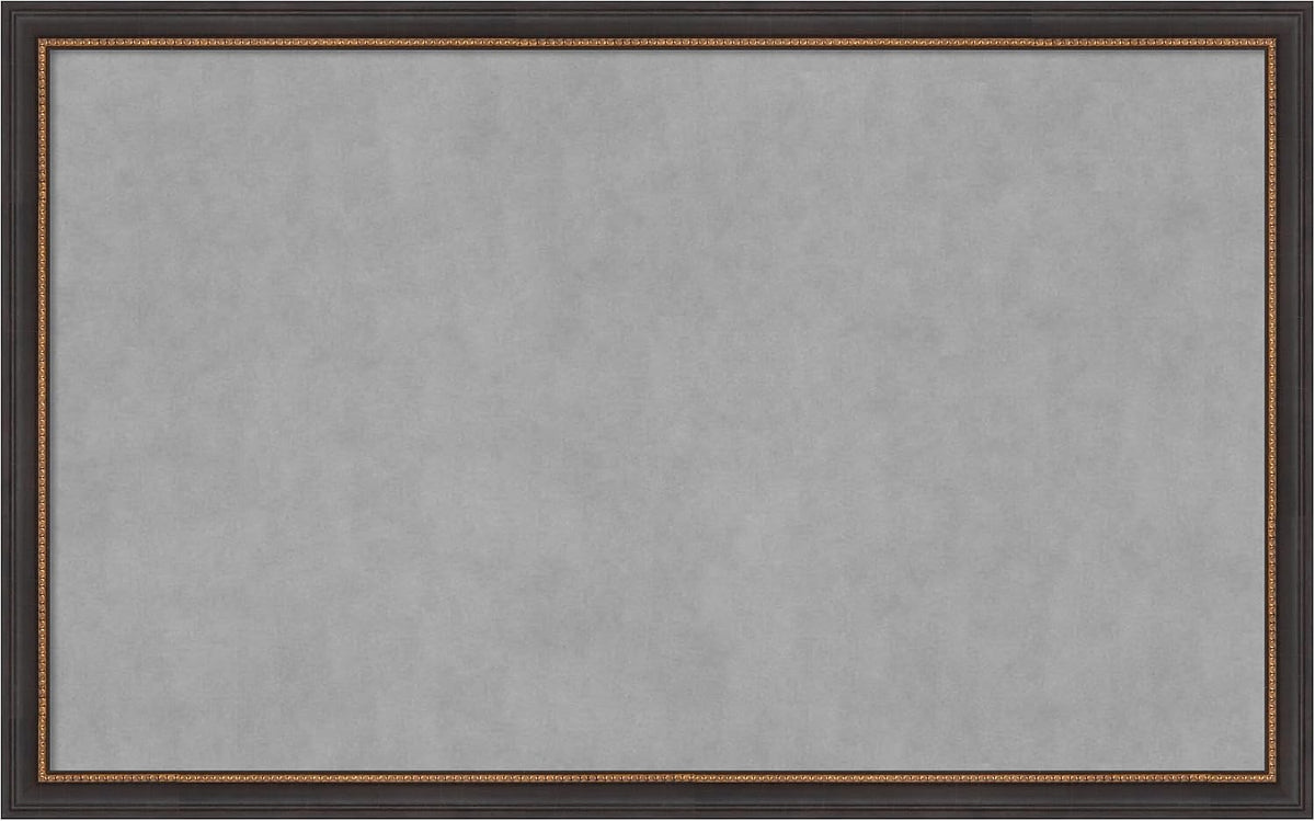 Amanti Art Black Framed Magnetic Board 27x43 Large Vision Board