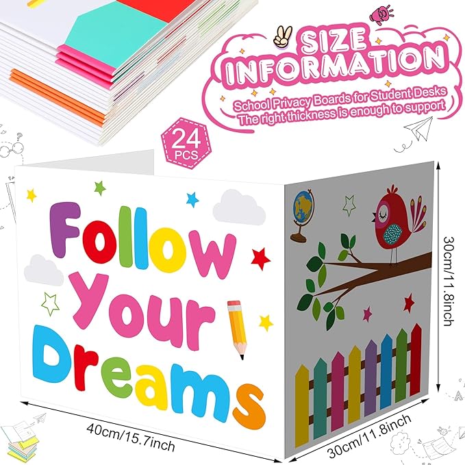 Honoson 24 Pcs Bulk Inspirational Privacy Folders - Image 2