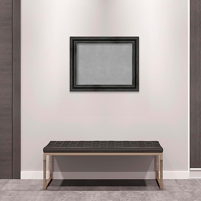 Amanti Art Black Framed Magnetic Board 23x29 Medium Vision Board - Image 6