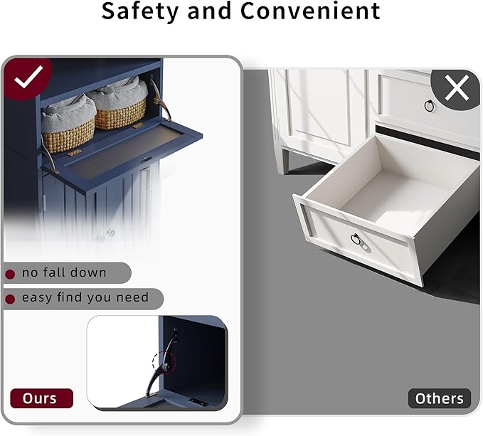 ChooChoo Bathroom Floor Storage Cabinet - Image 4