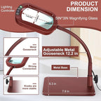 Veemagni 10X Rectangle Magnifying Glass - Image 5