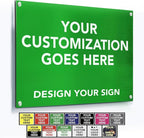SPEEDYORDERS Custom Outdoor Metal Signs, Personalized Aluminum Signs, by SpeedyOrders