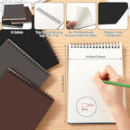 Engrowtic 3 Pack Graph Paper Spiral Notepad A5 Top Wirebound Notepad Grid - Image 2