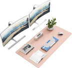 DAWNTREES Desk Mat Protector, PU Leather Desk Pad, Non Slip, Large Mouse Pad by PremiumDeskPadatDawnTrees