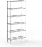 Regal Altair 14" Deep x 36" Wide x 86" Height Wire Shelving Kit | 6-Tier | NSF