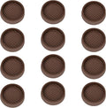 VOCOMO 2X2 Round Rubber Caster Cups, Non Slip Furniture Pads, Anti-Slip Gripper by VOCOMO