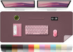 Large Desk Pad, 47.2'' x 23.6'', Computer Mat by BLESWIN