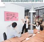 Magnetic Whiteboard, Tempered Glass White Board Frameless, Home School Supplies - Image 4