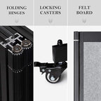 Strongbird Room Partition, Folding Privacy Divider, Office Partition Dividers - Image 5