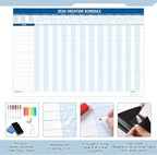 Lincia Large Magnetic 2026 Full Yearly Vacation Board Schedule Dry Erase Wall - Image 7