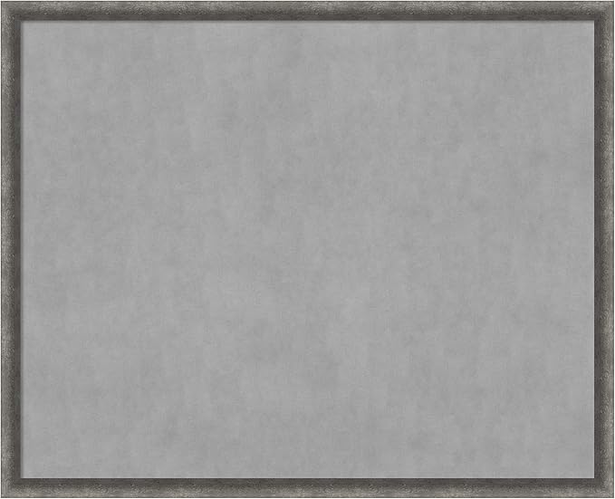 Amanti Art Grey Framed Magnetic Board 34x42 X-Large Vision Board by AmantiArt
