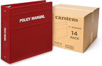 Carstens 3-Inch Heavy Duty Round Ring Binder by Carstens