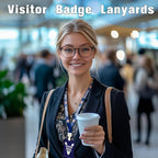 Visitor Badge Lanyards Volunteer Badge Holder - Image 5