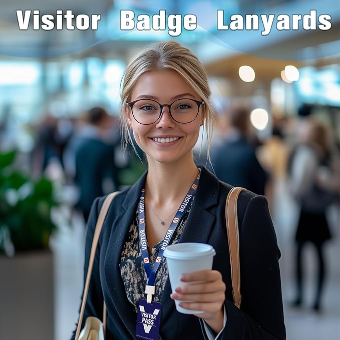 Visitor Badge Lanyards Volunteer Badge Holder - Image 5