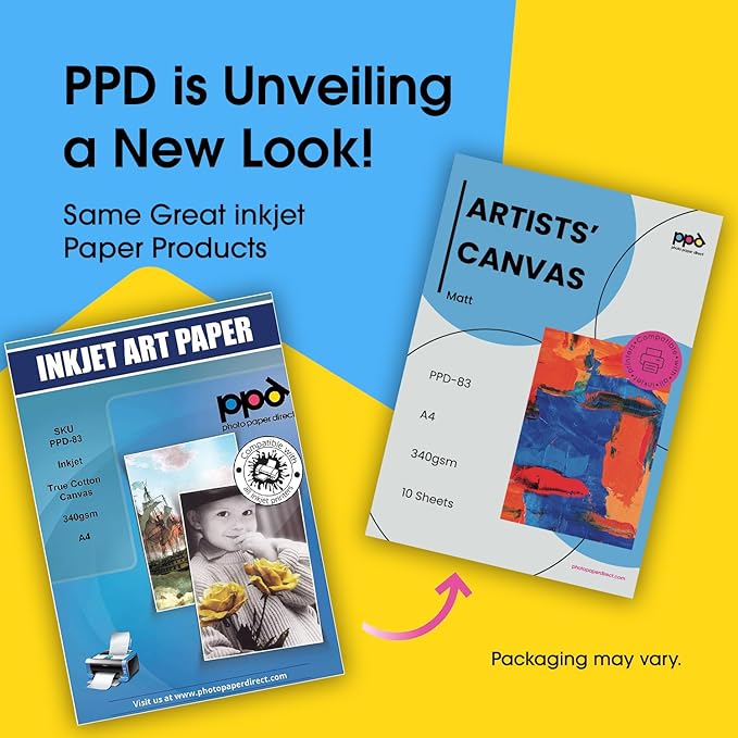 PPD Printable Fabric Sheets, Canvas Paper - Image 2
