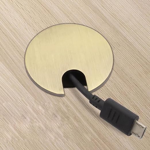 TuTuYa 4PCS Desk Grommet, Bronze Desk Grommet 1-3/8 Inch Desk Cable Grommet - Image 3