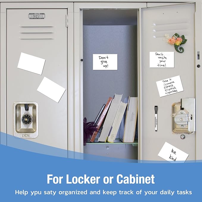HOMiDEK Reusable Magnetic Sticky Notes, Dry Erase Magnets Magnetic Labels - Image 5