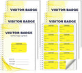 6 Pack of 1800 Visitor Badges Stickers Visitor Log Book by Unknown